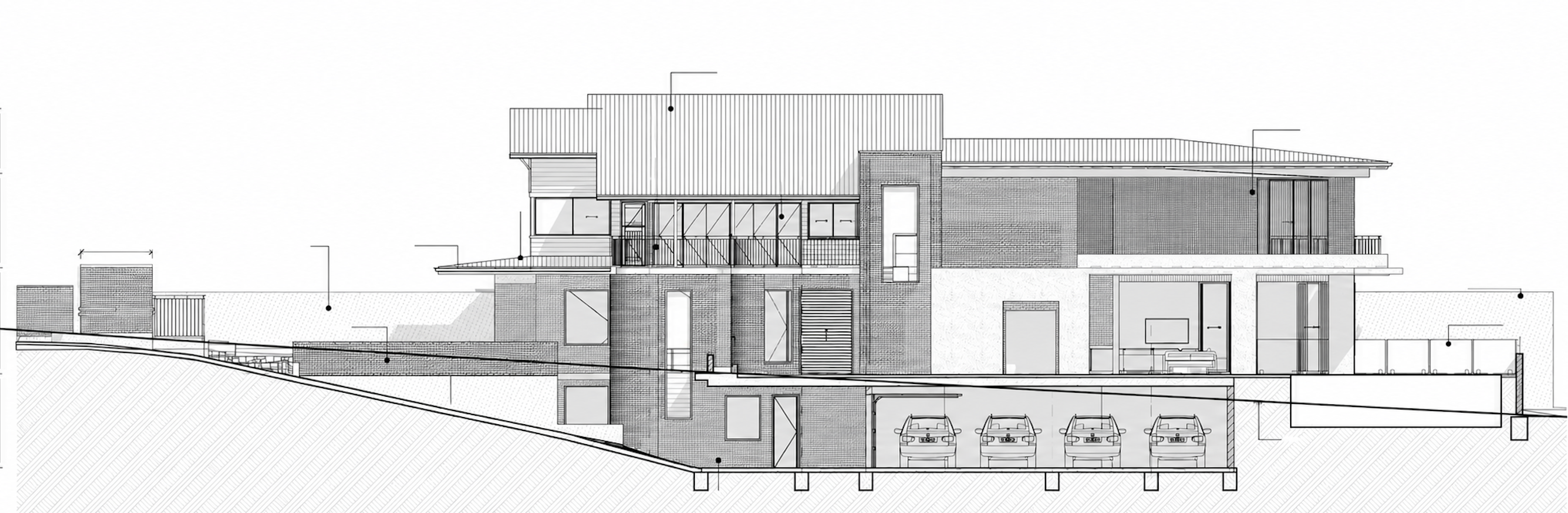 Sectional elevation for 29 Lapraik Street, Ascot